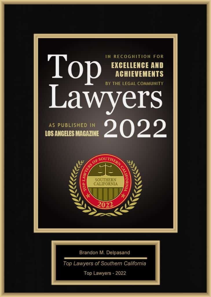 top lawyers 2022 brandon delpasand